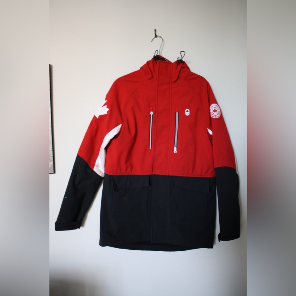 Hudson’s Bay Olympic Team Canada Red and Black Women’s Medium Jacket